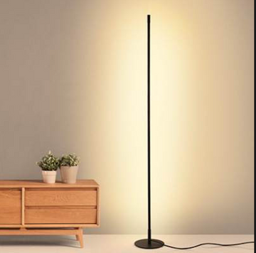 Contemporary Qazqa Nordic Style LED Floor Lamp-Warm White-Round Base